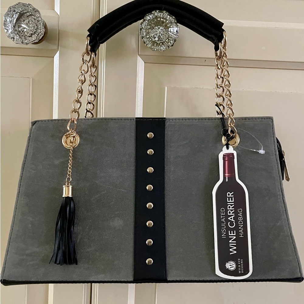 Insulated Wine Carrier Handbag